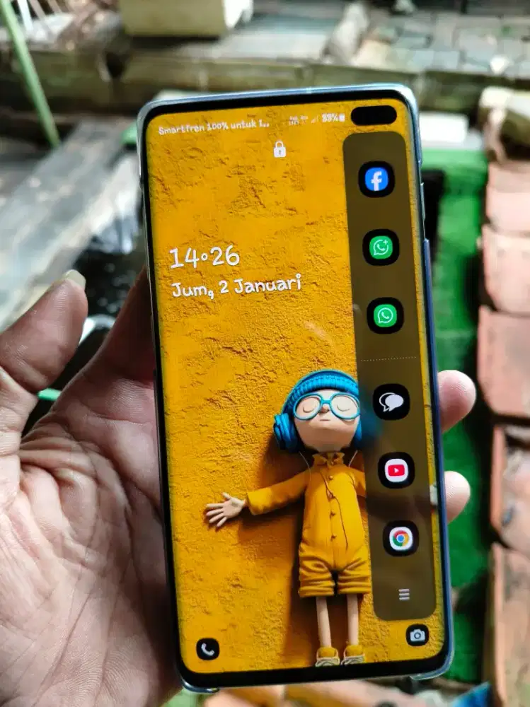 samsung s10+ (green)  8/128