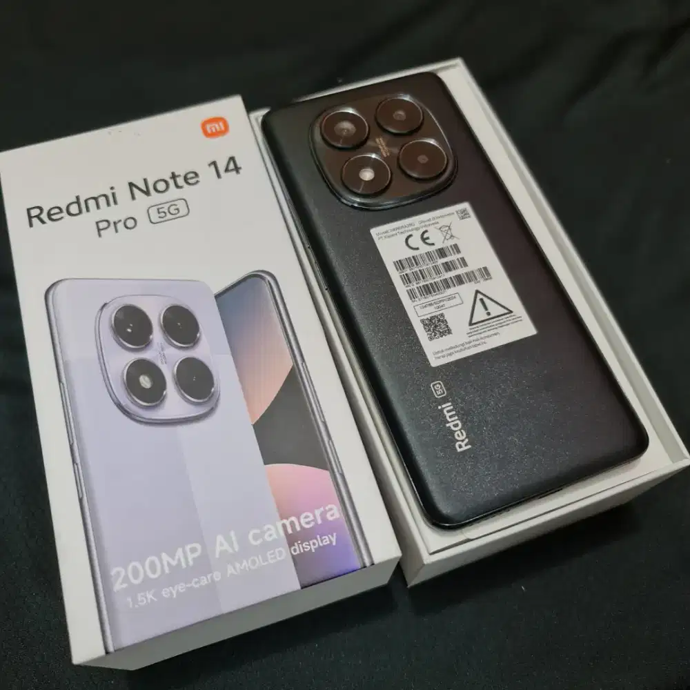 Redminote 14 5G 8/256gb mulus fullset