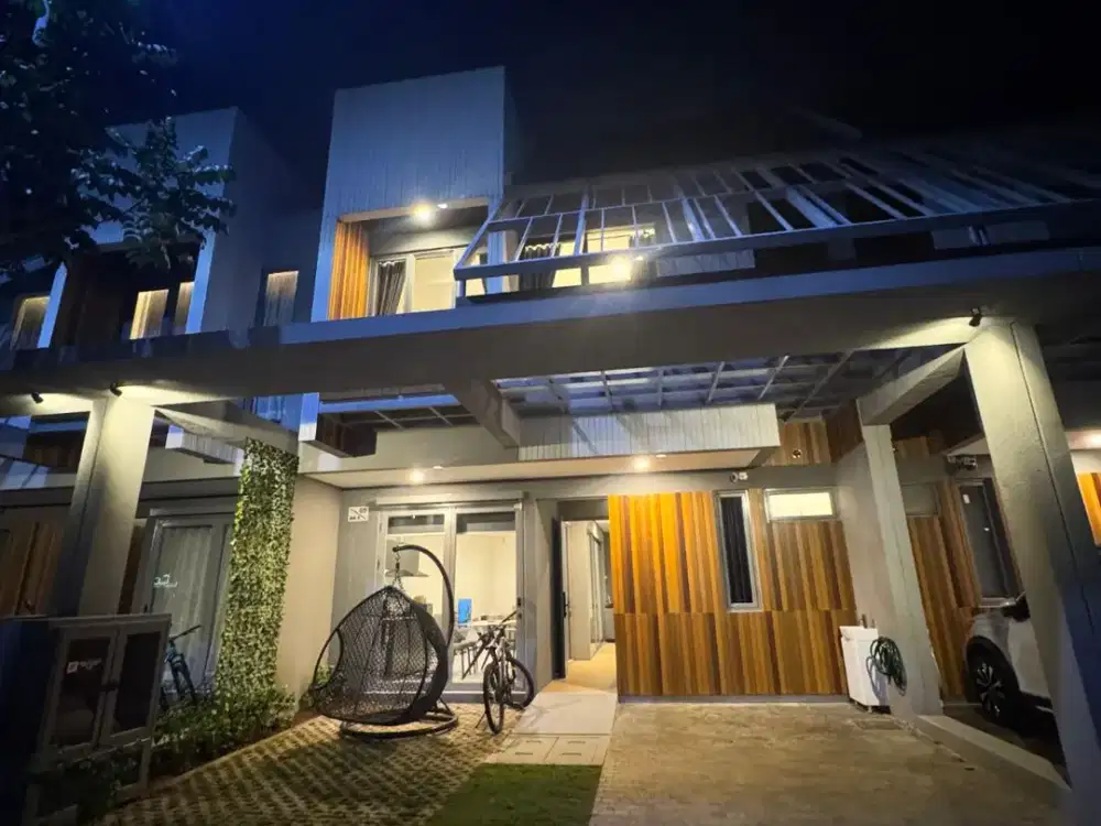Rumah Minimalis Modern Siap Huni di Cluster Asera Nishi Harapan Indah Bekasi - Lingkungan Nyaman & Aman