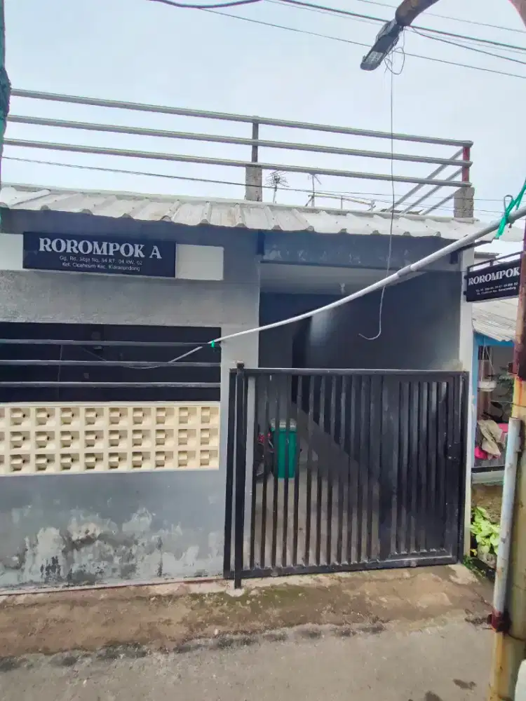 Di jual cepat rumah kontrakan di pusat kota bandung, aktif, isi full