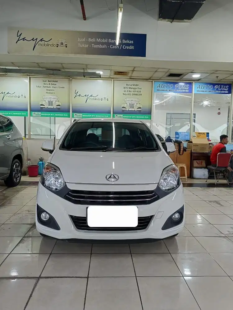 DAIHATSU AYLA X AT MATIC AUTOMATIC 2018 PUTIH  LOW KM