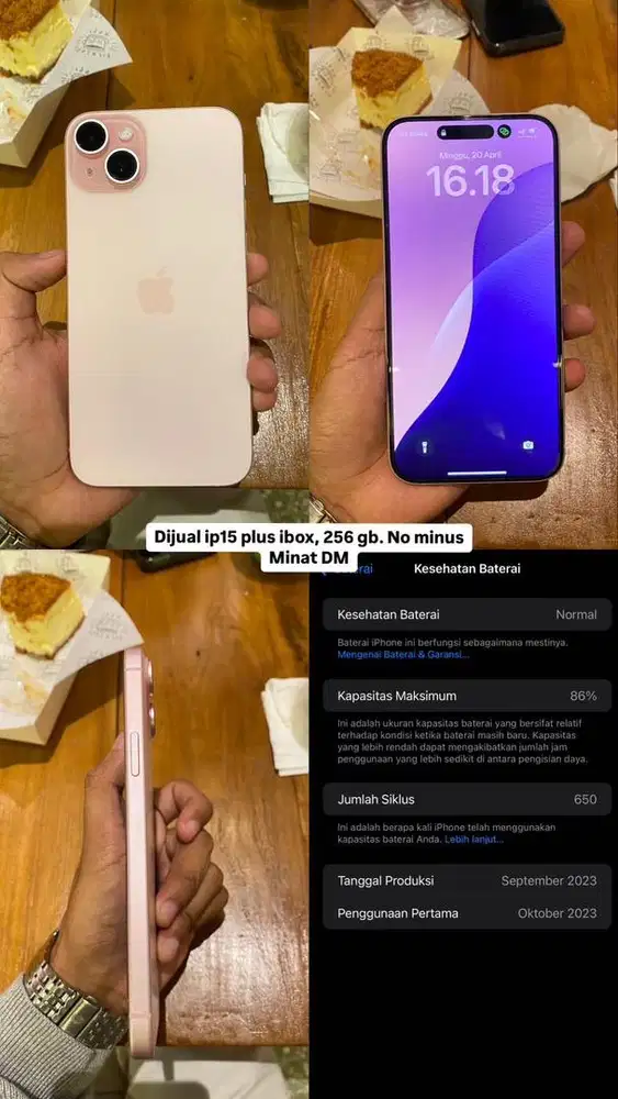Iphone 15 Plus ibox, 256 Gb