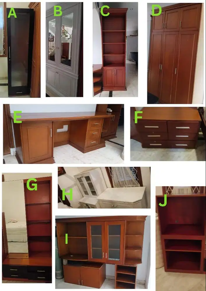 DIJUAL FURNITUR BEKAS PINDAHAN RUMAH LAMA