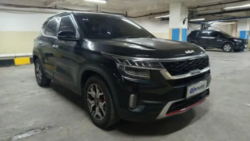 Like New TDP 15JT Kia Seltos 1.4 GT Line Bensin-AT 2023 Hitam