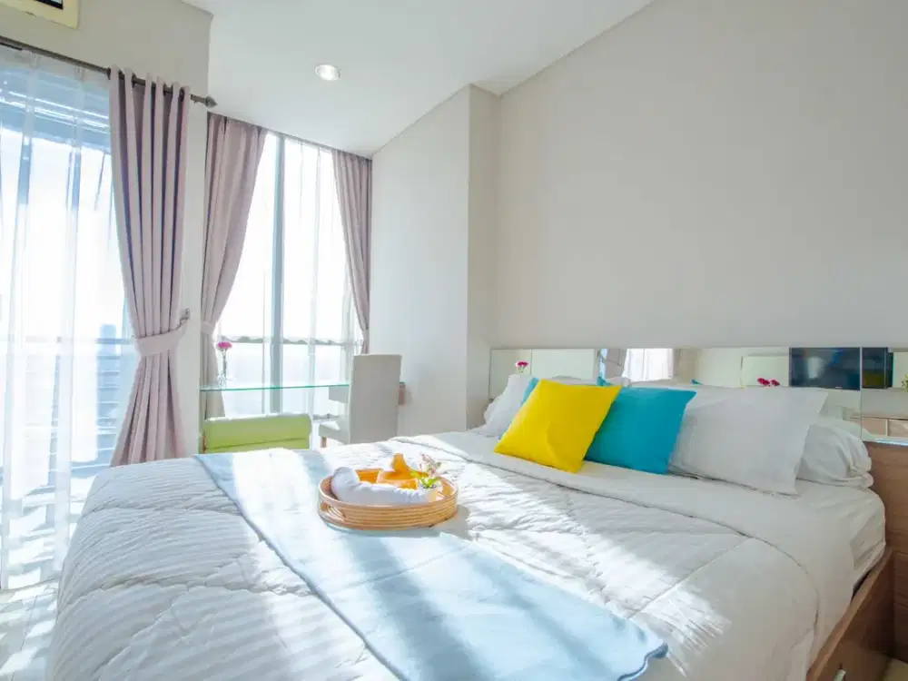 Sewa Apartemen GP Plaza Studio Full Furnished Siap Huni - Dekat RSK Dharmais, Pelni, GBK Senayan, Slipi dan Palmerah