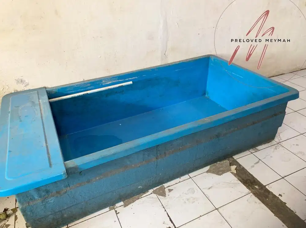 (Second)Bak Fiber Kotak 210×110×50cm+Sekat Filter