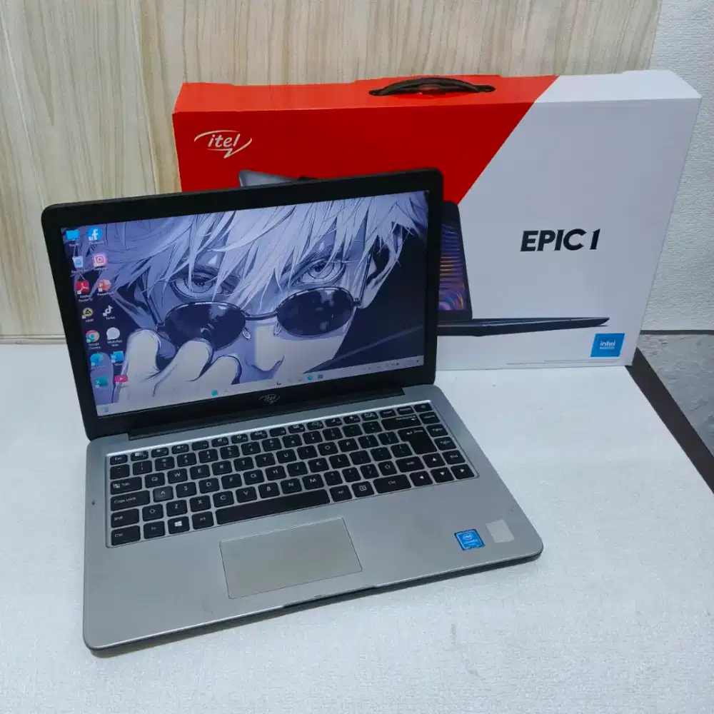 ITEL Epic.1 14inch s.slim Celeron N4120 Ram4GB/ssd256GB fullset bogor