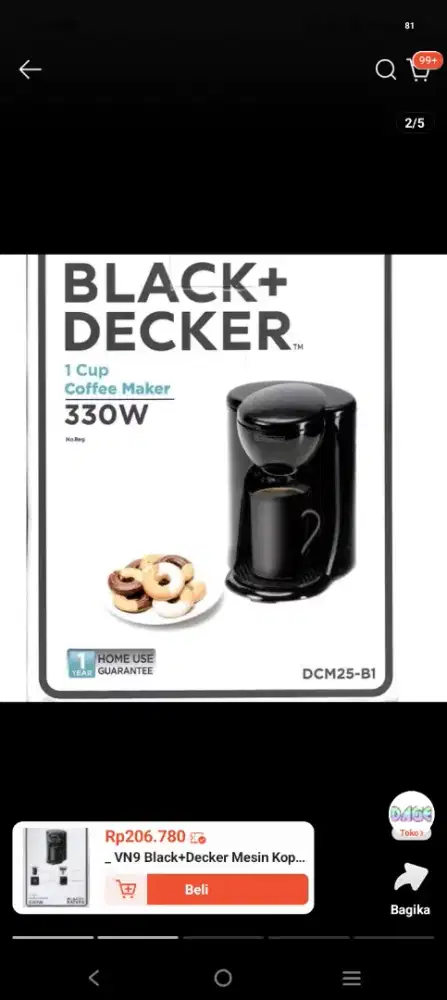Coffee maker baru