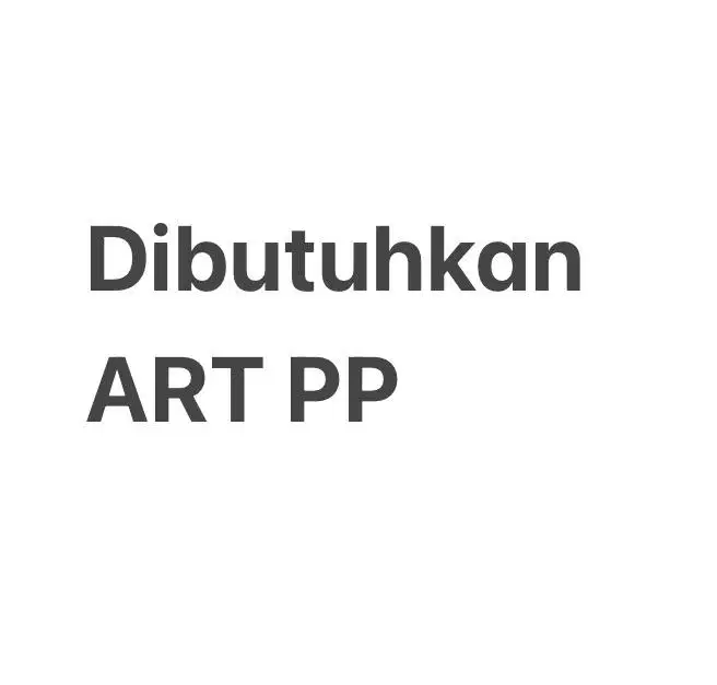Dibutuhkan ART Pulang Pergi