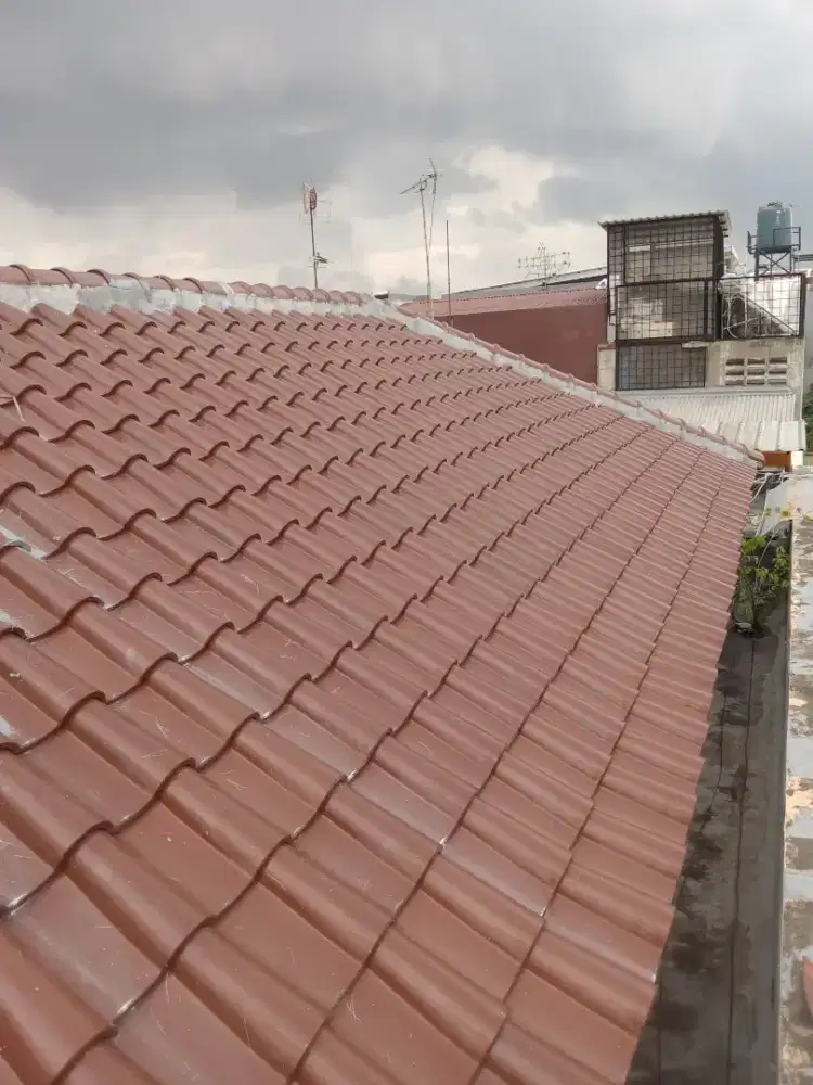 TukanG renovasi atap rmh yg bocor