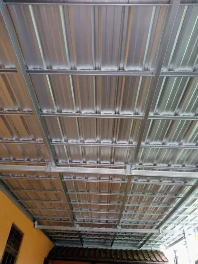 KANOPI BAJA RINGAN ATAP SPANDEK