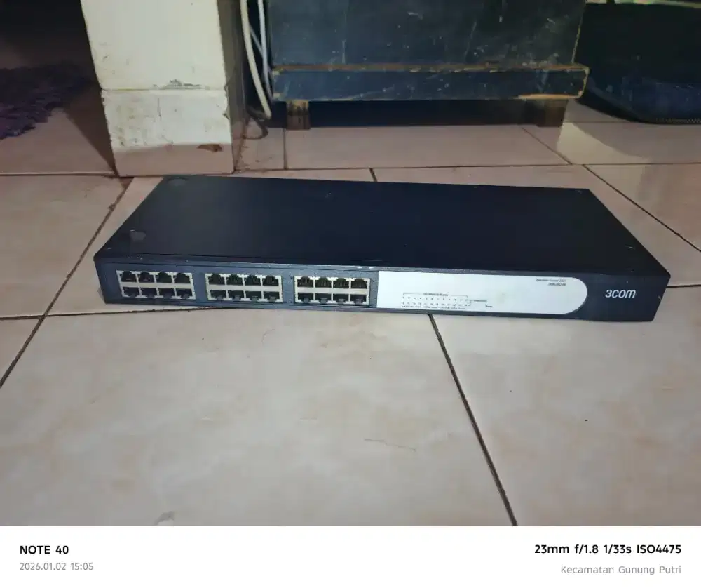 Switch hub 3com gigabyte 24port