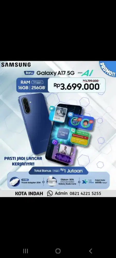 Promo !! SAMSUNG GALAXY A17 SERIES