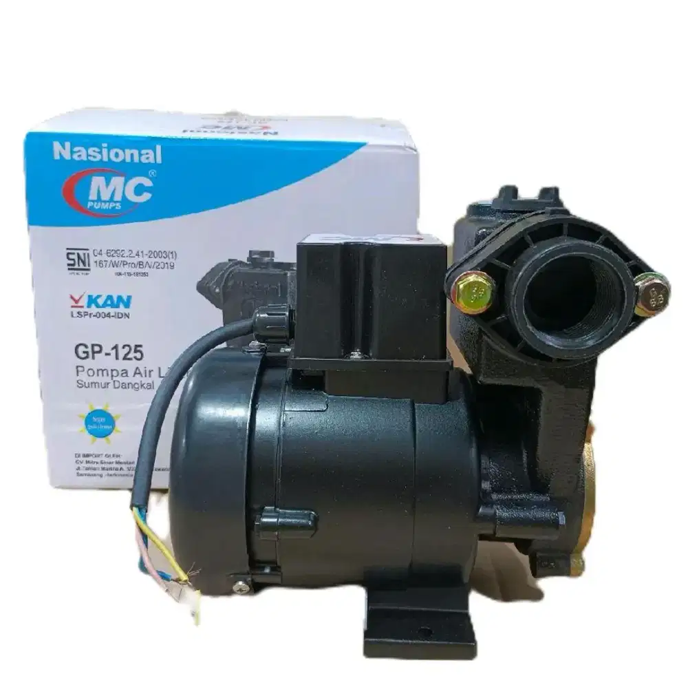 Di jual pompa air Baru Nasional MC- 125 (Nego)