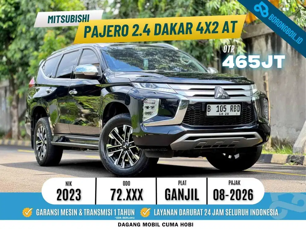 TERMURAH!!PAJERO SPORT DAKAR AT 2023 SIAP PAKAI