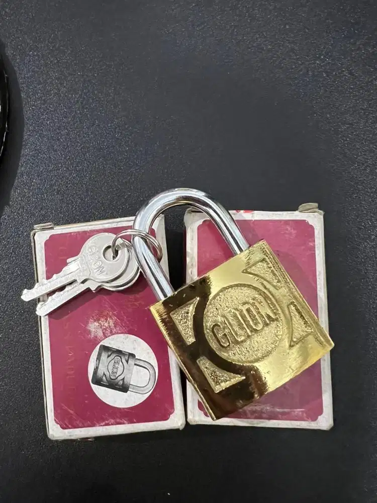 Gembok Kuningan GLION 40 mm (Harga per pcs)