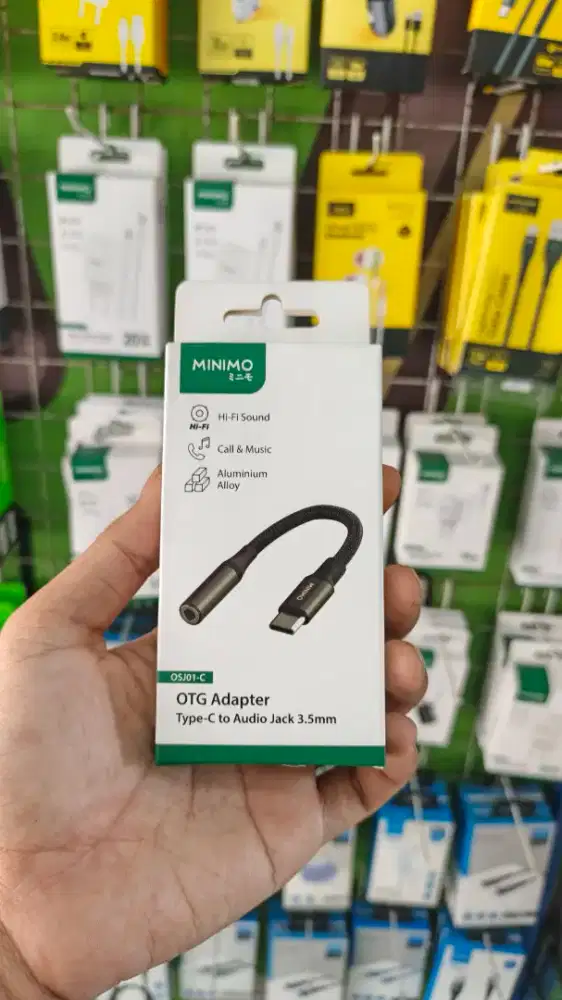 OTG ADAPTER TYPE C TO JACK MINIMO OSJ01-C