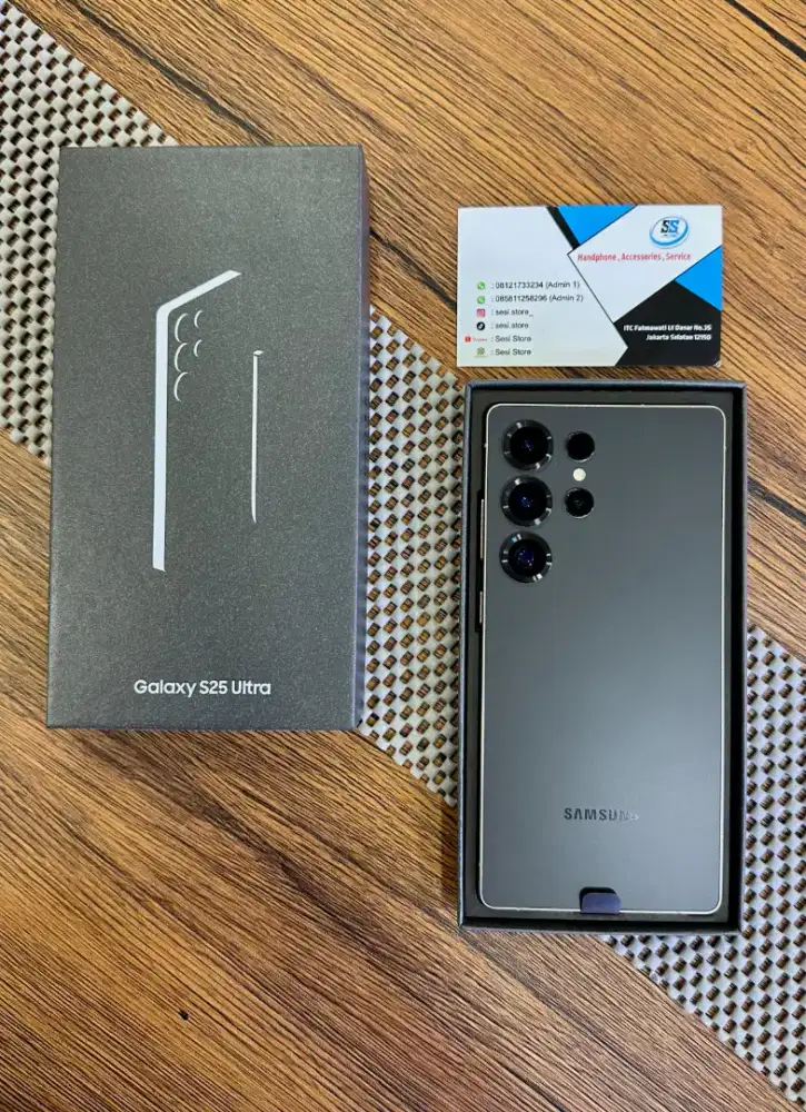 Samsung s25 ultra 12/256gb like new gransi panjang !!