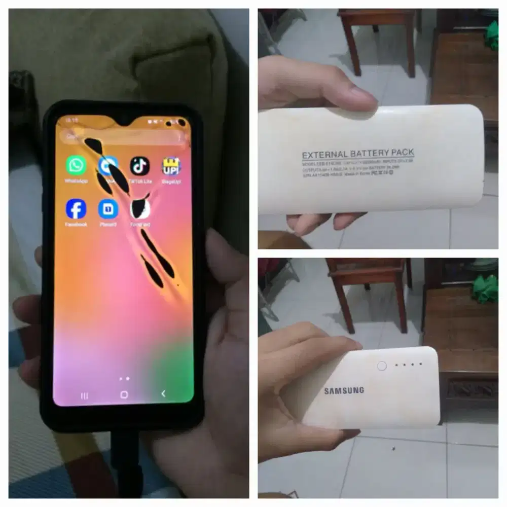 Dijual samsung A01 free powerbank