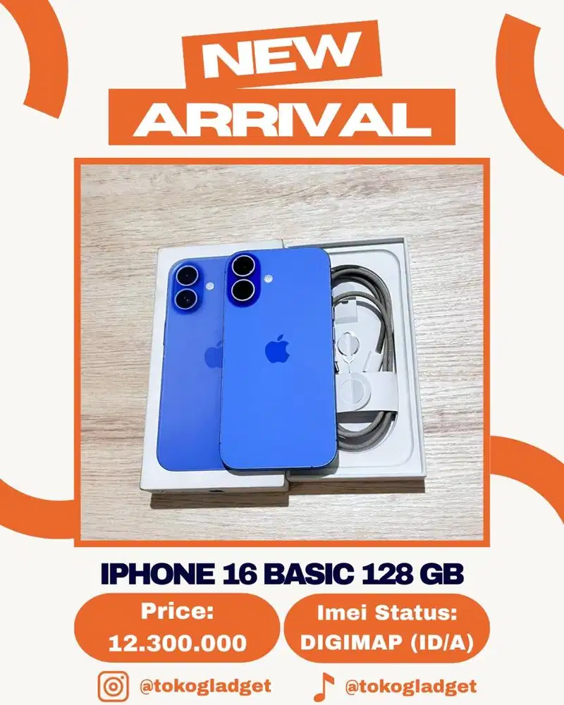 iPhone 16 Basic 128 Gb ex IBOX/DIGIMAP