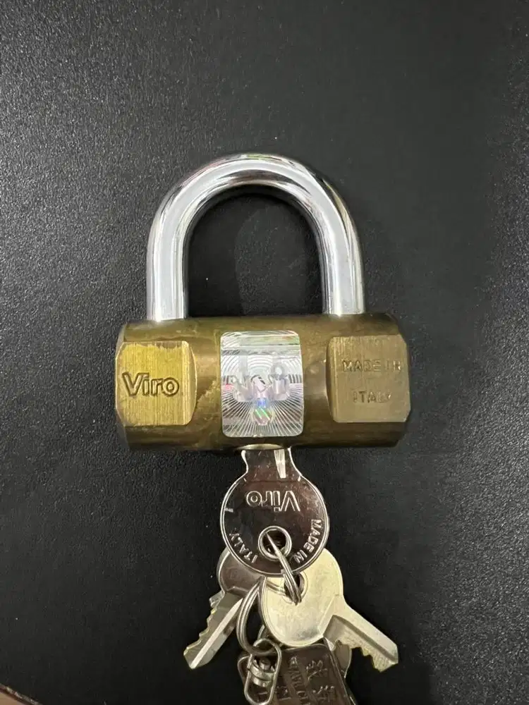 Gembok VIRO Italy ORIGINAL Leher Pendek uk.60 mm