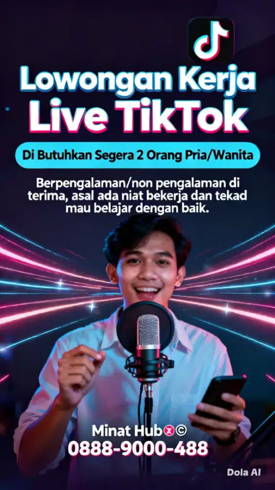 Di butuhkan live tiktok