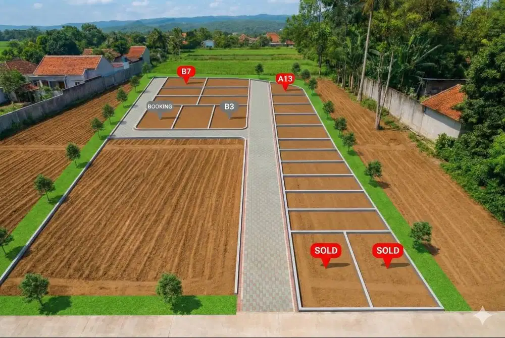 Dijual tanah di Kp. Ciraden, Jl. Cisarongge, Citapen, KBB