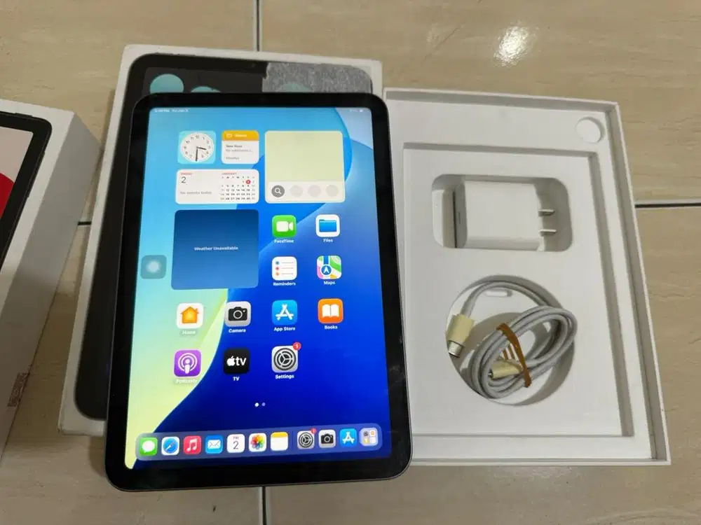 Tablet ipad mini 6 64gb fullset wifi only