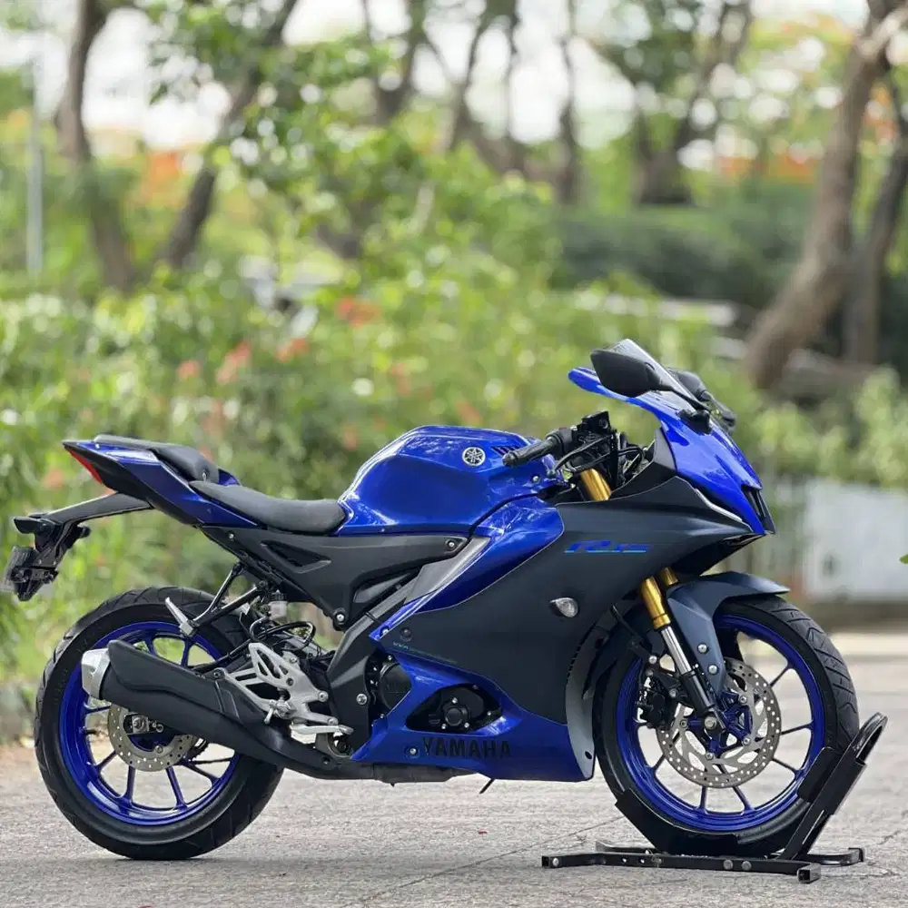 YAMAHA R15 V4 2022 BIRU KM LOW PAJAK PANJANG RASA BARU
