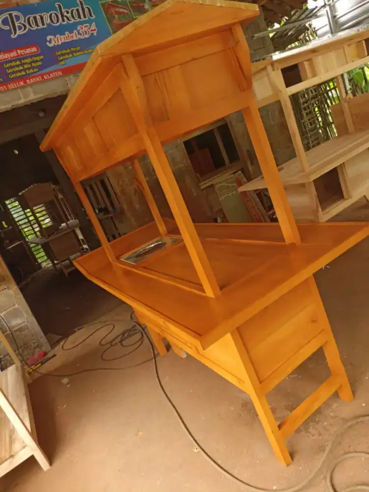 Jual Gerobak Angkringan, Bakso, Mie Ayam, Bubur, Sate, Soto, Pecel dll