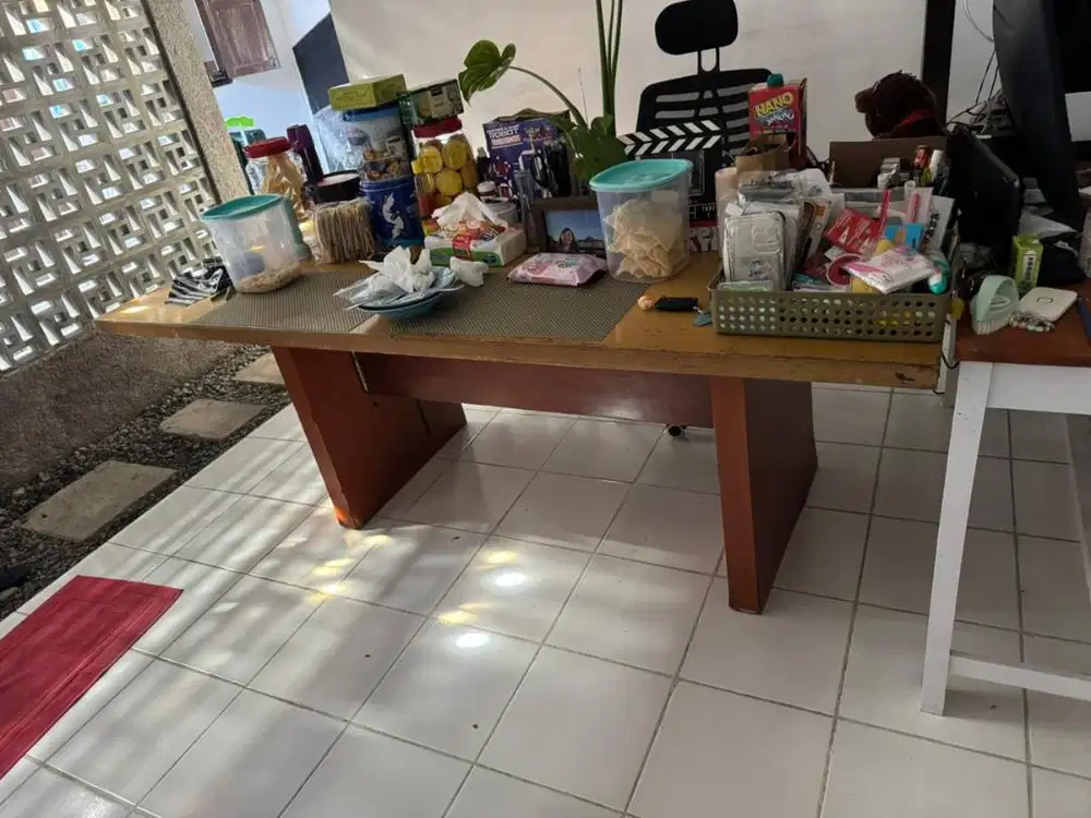Dijual Meja Kantor Makan Meeting Serbaguna Besar 2 meter