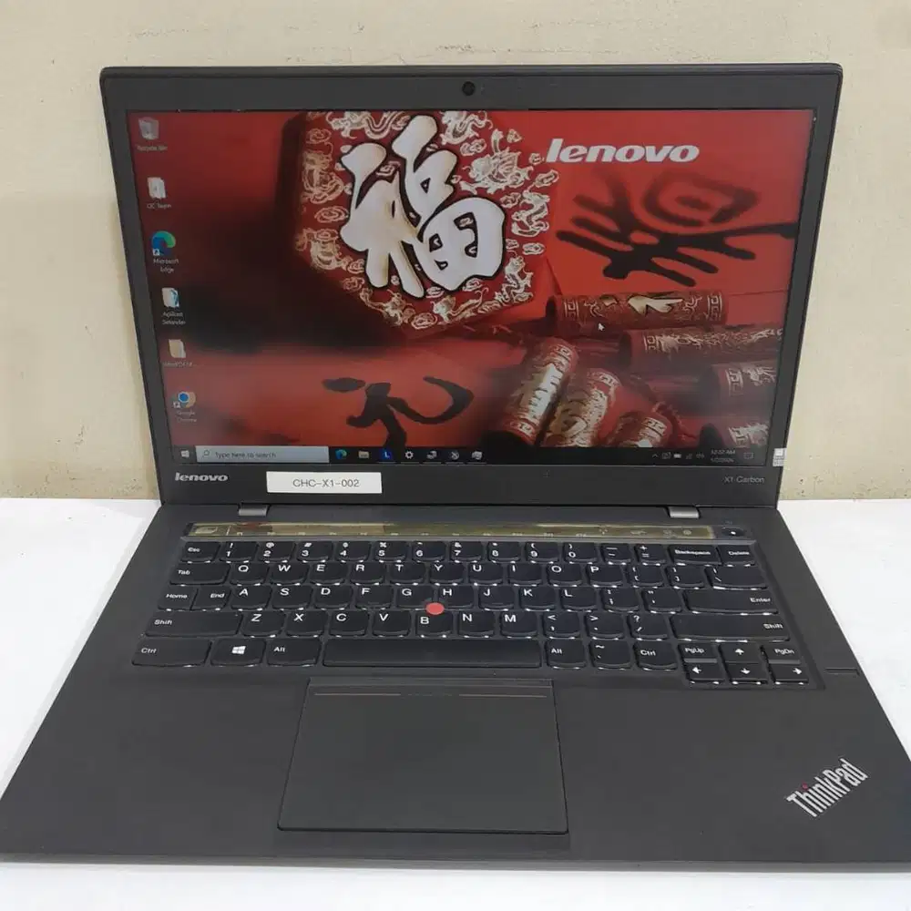 Lenovo Thinkpad X1 Carbon 2nd Touchbar i7 Gen 4 RAM 8GB SSD 128GB Slim