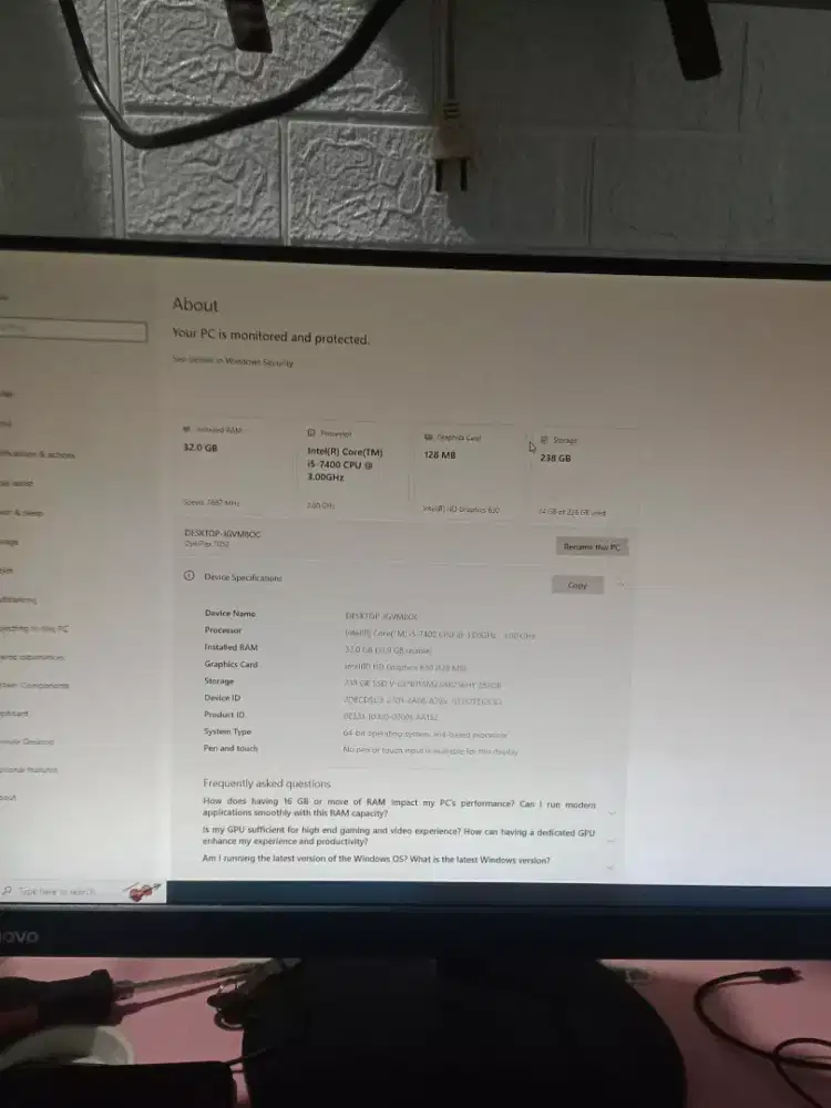 FULLSET MINI PC DELL