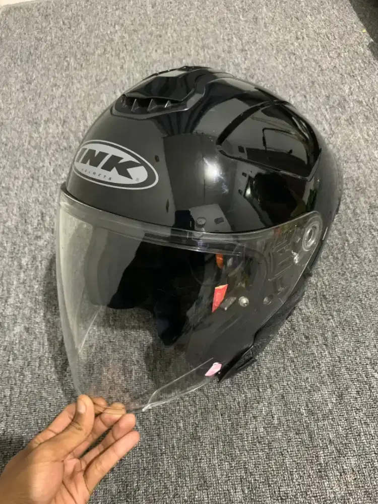 Helm INK TERRA 2 HITAM GLOSSY