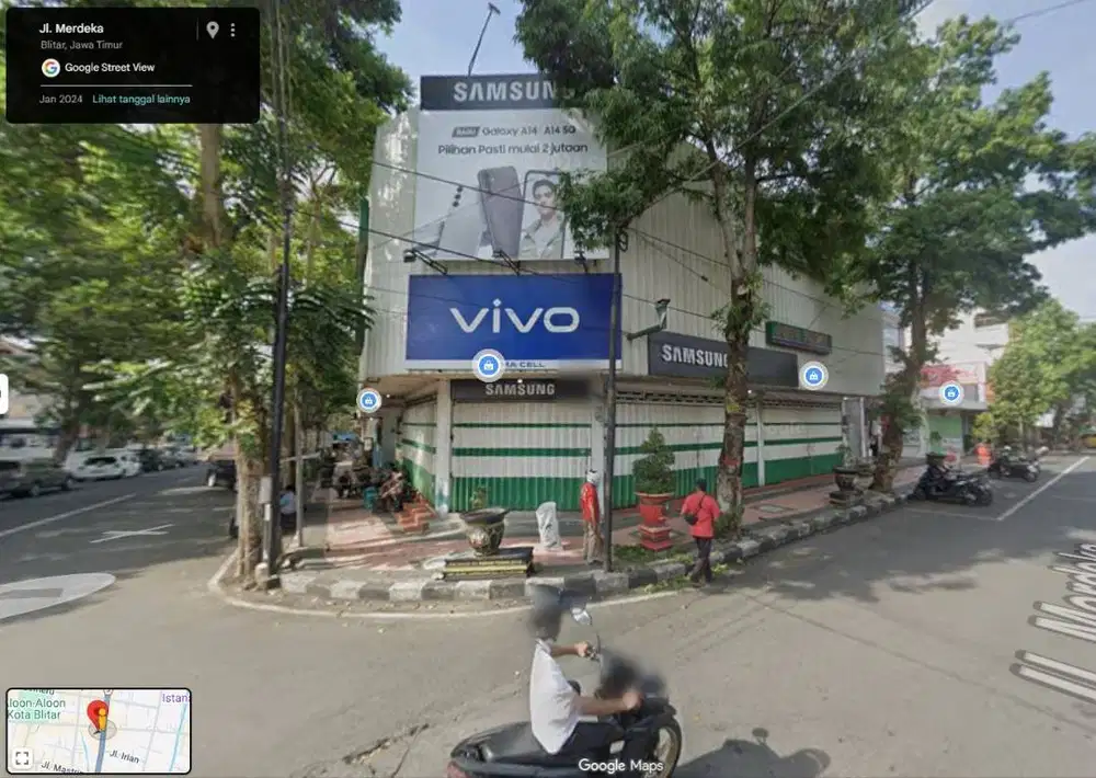 Dijual Ruko Hook Komersial Nol Jalan Raya Jl Merdeka Blitar