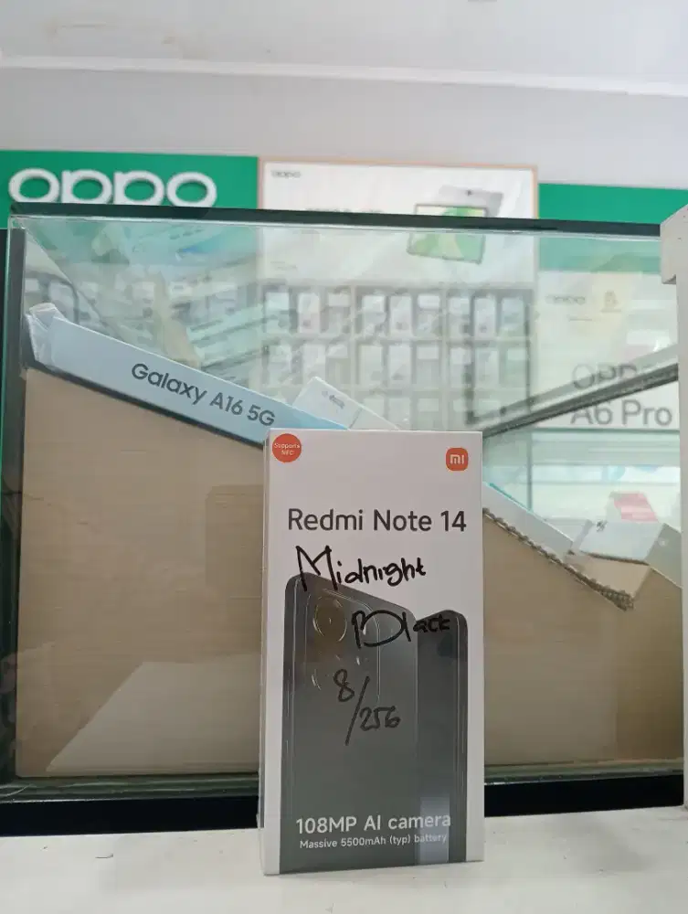 REDMI NOTE 14 8/256 NEW MURAH QR GADGET