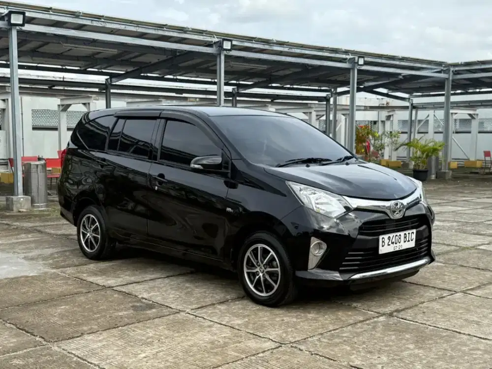 (km 42rb)Toyota cayla G 1.2 MT. Tahun 2019. Hitam. Perfect cond