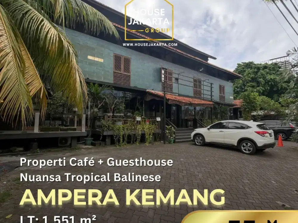 Properti Café & Guesthouse Bernuansa Resort di Area Komersial Ampera Kemang