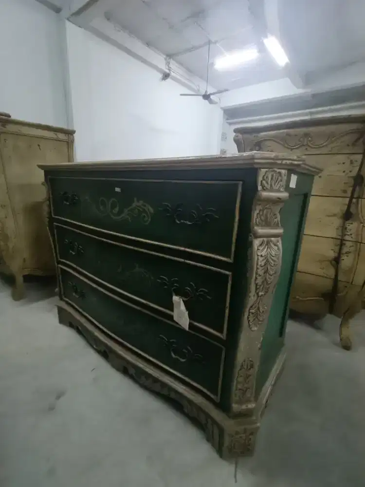 Lemari nakas konsul almari kayu jati solid