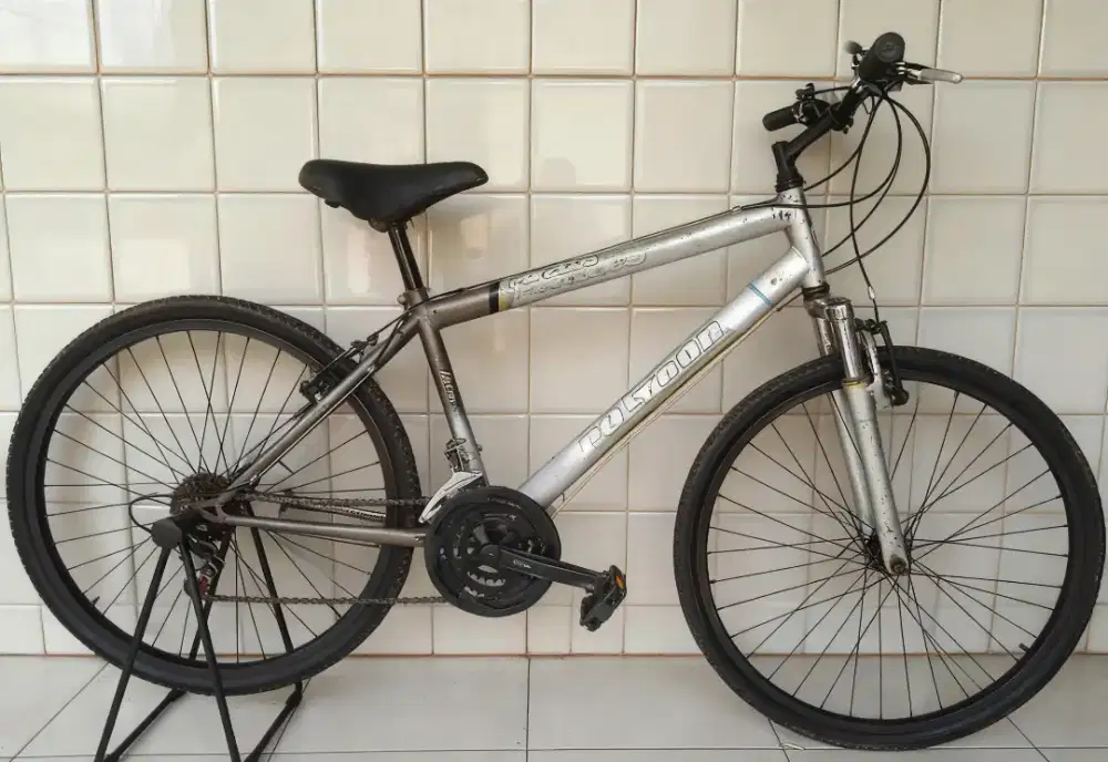 Sepeda gunung polygon asli