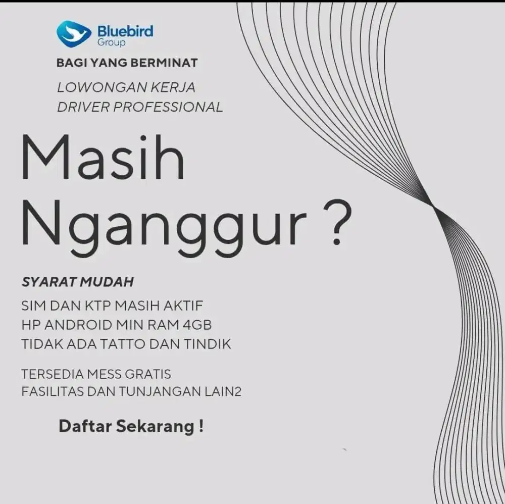 LOWONGAN KERJA DRIVER