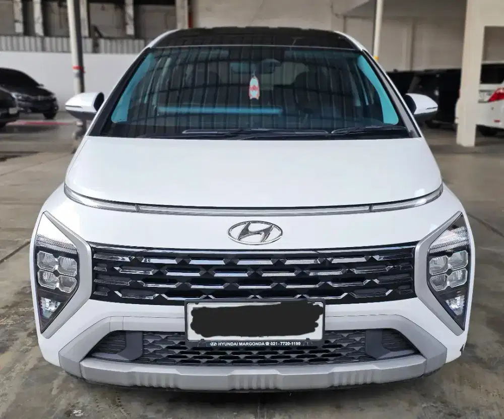 Baru 13rban Km Hyundai Stargazer Prime AT Matic 2022 Putih Mulus Gress