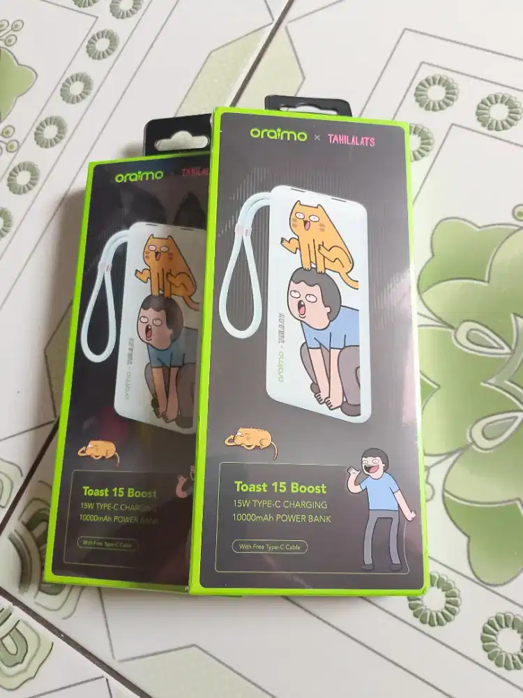 Jual cepat power bank oraimo X tahilalatst 10000mah(nett)
