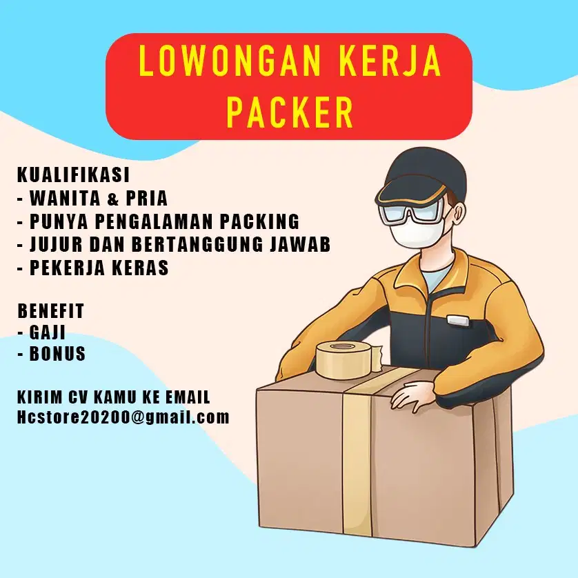 3 LOWONGAN PACKER PRIA & WANITA