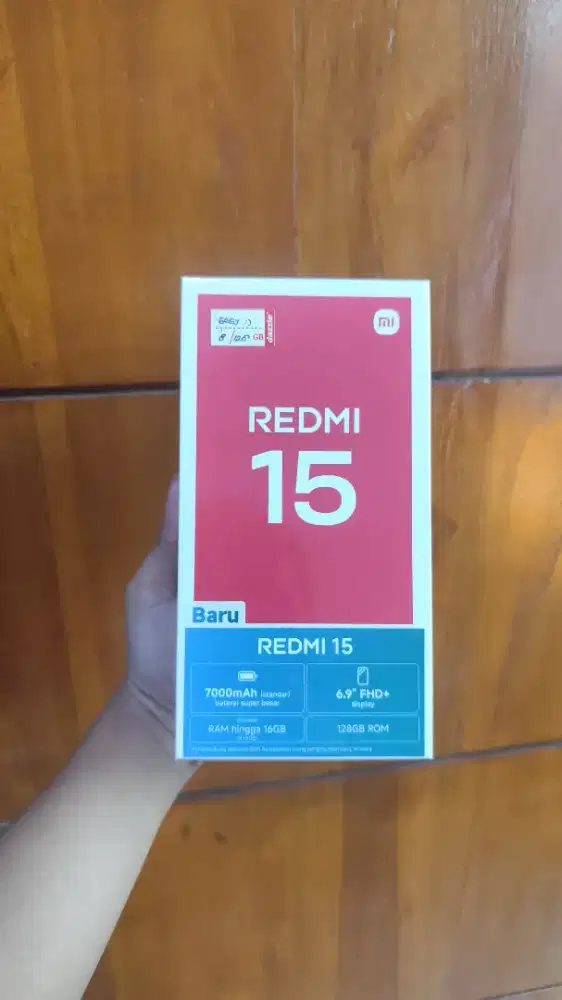 PROMO AWAL TAHUN REDMI 15 8/256 NEW SEGEL