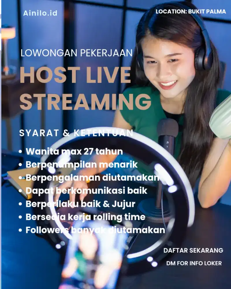 Host live open for freelance
