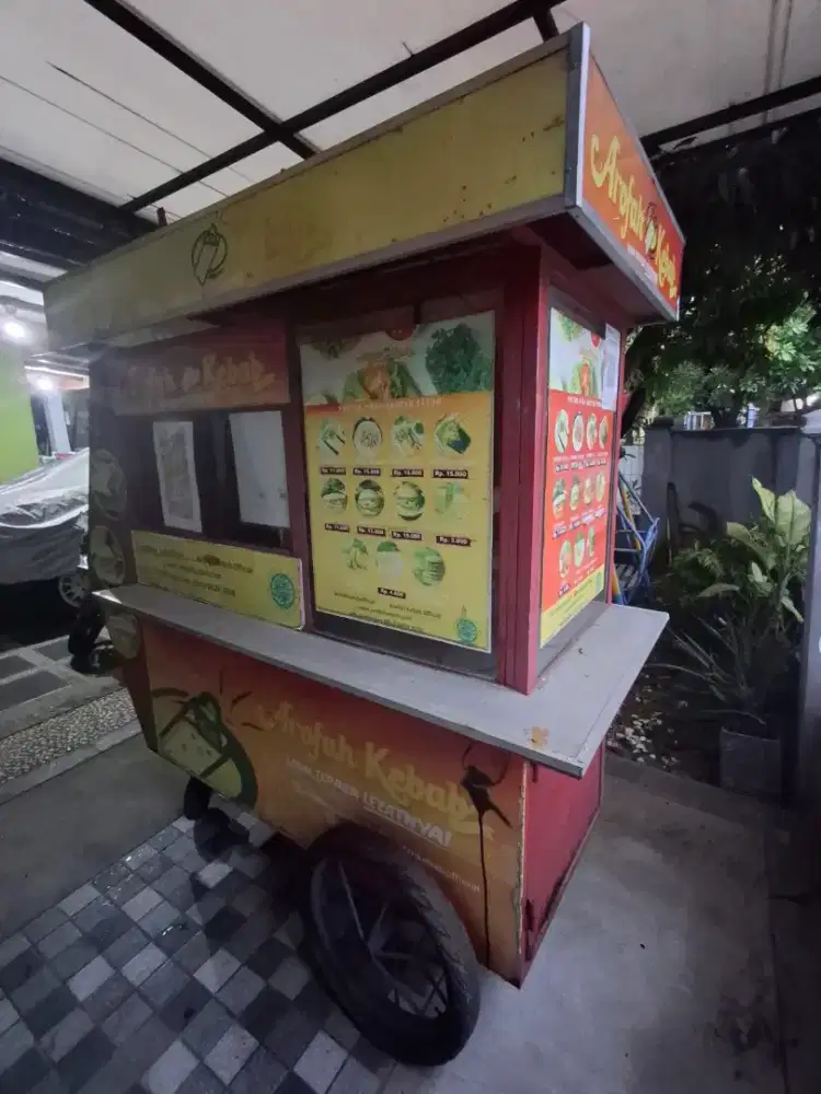 dijual gerobak kebab