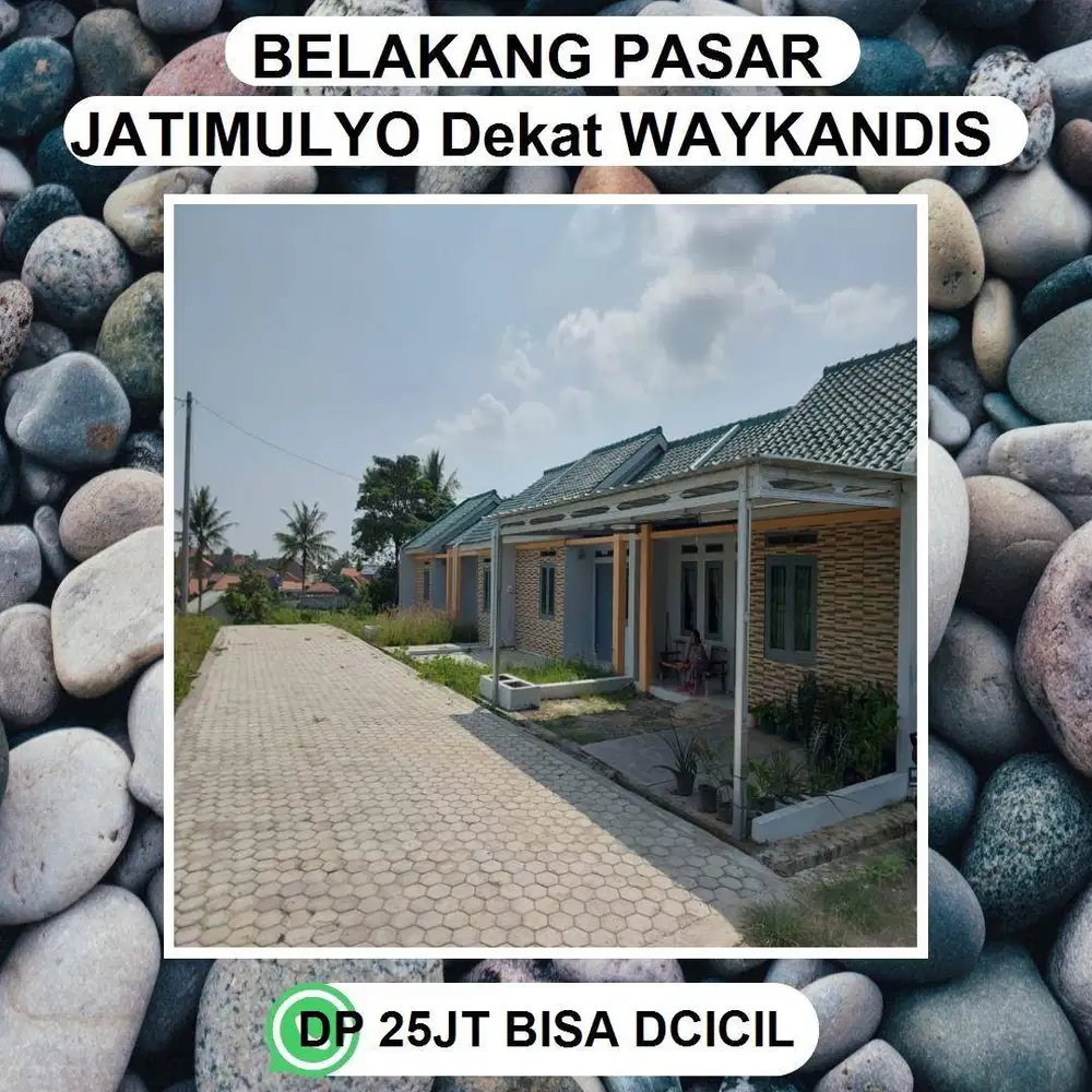 PERUMAHAN DEKAT DENGAN PASAR JATIMULYO AKSES MUDAH DAN NYAMAN