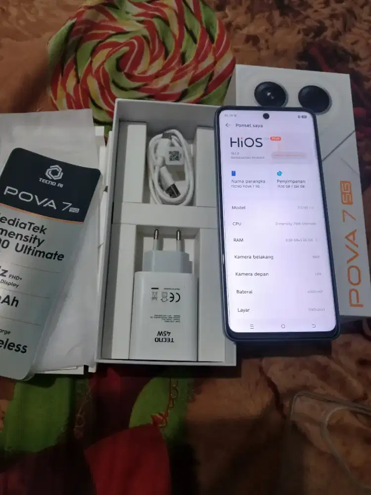 Tecno pova 7 5G. 8/256. Minus power bank