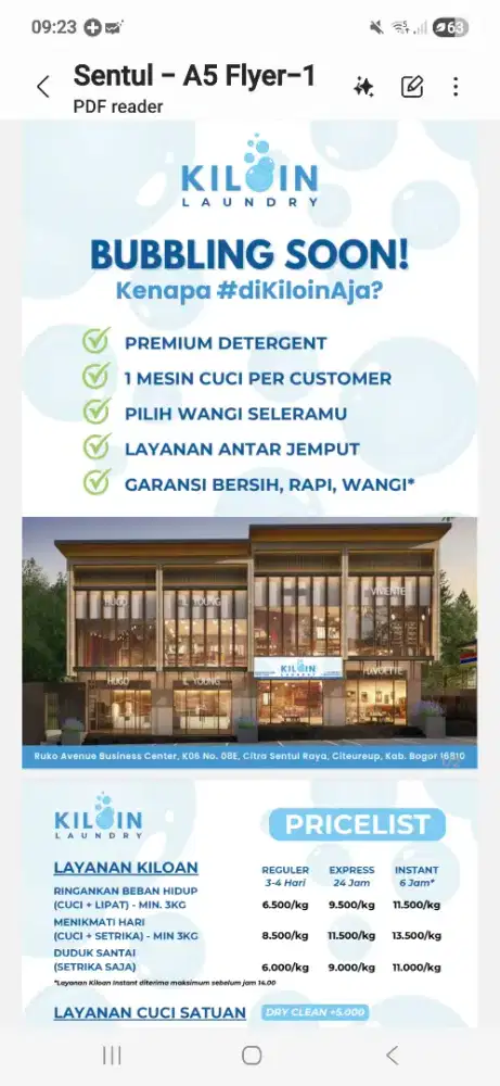 Dibutuhkan Supervisor Laundry Kiloan